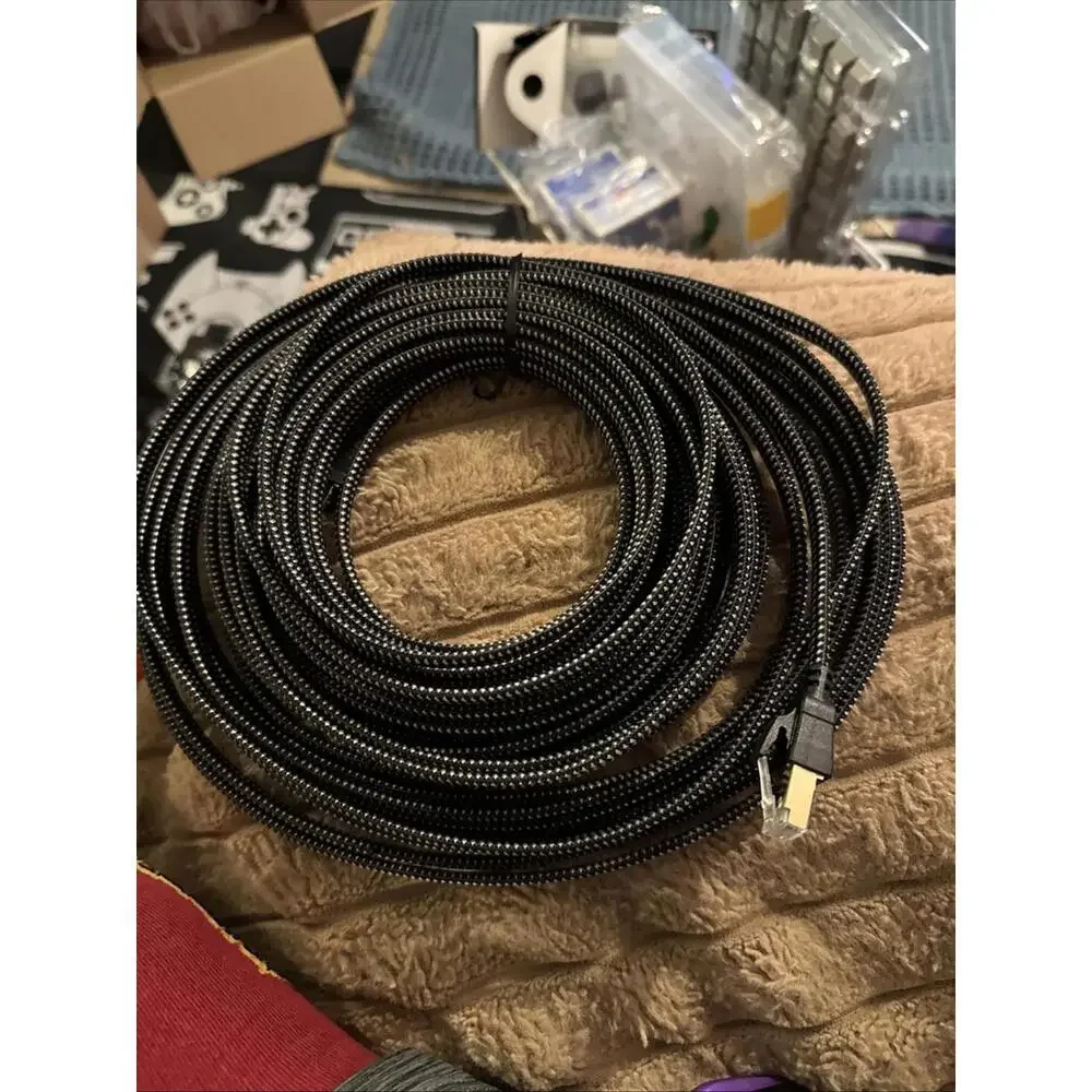 Cat8 40 FT Ethernet Cable Internet LAN Cable for high-Speed 2000Mhz 40Gbps RJ45